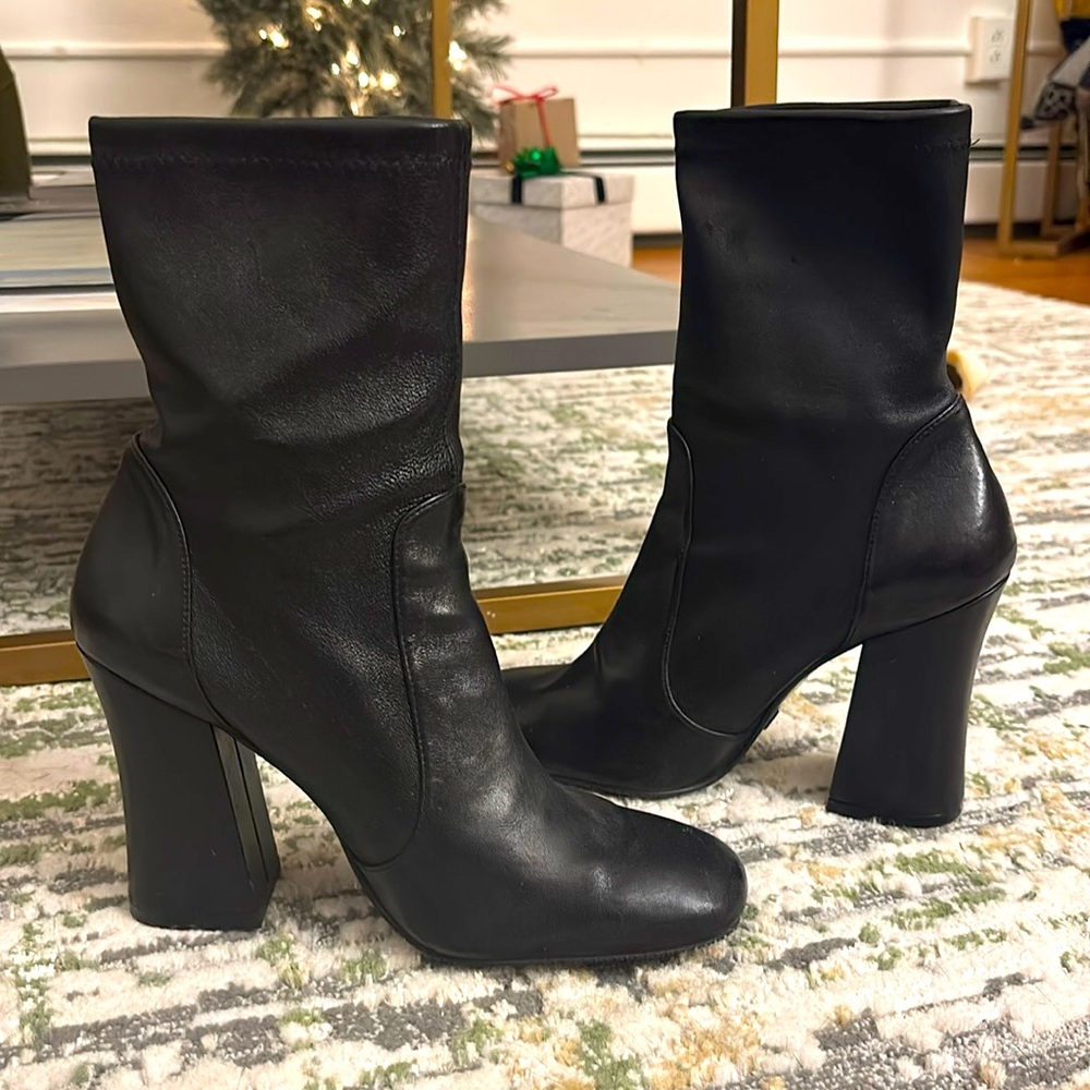 Stuart Weitzman Curveblock 100 Bootie - image 1